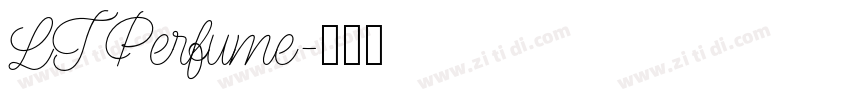 LT Perfume字体转换